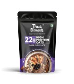 True Elements 22g High Protein Oats - Dark Chocolate 400gm (Super Oats) 